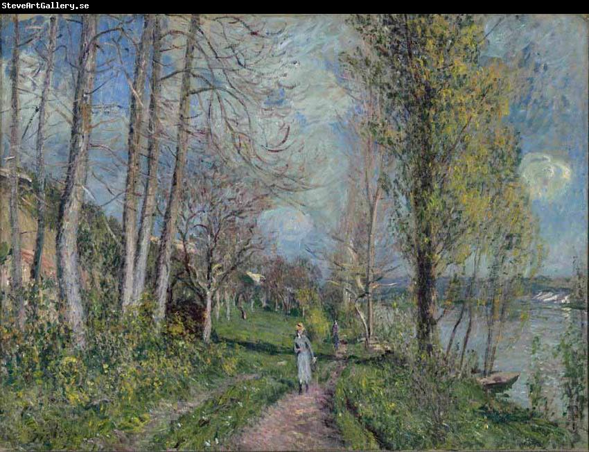 Alfred Sisley Banks of the Seine at By